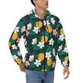 thumbnail image 4 of Zip Up Hoodies for Men - Tropical Fruit B Long Sleeve Comfrt Men'S Fashion Hoodies & Sweatshirts, Jackets for Men Hoodies Pullover Clothing Clothes with Pouch, 4 of 5