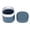 Blue, variant on YAHHU Mini Desktop Trash Can Debris Storage Wastebasket with Lid for Coffee Table Dressing Countertop Blue, 5.5 inches / 14 cm