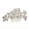 thumbnail image 2 of New Crystal Rhinestone Wedding Flower Pearls Hair Clip Hair Comb for Women Bride, 2 of 5