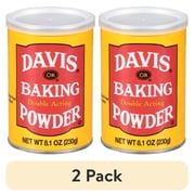 (2 pack) Davis Double-Acting Baking Powder, 8.1 oz