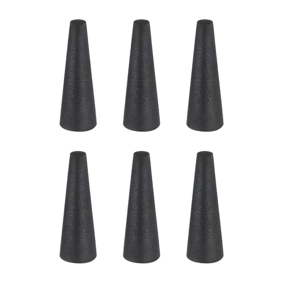 6 Pack Silicone Rubber Tapered Plug, 3mm to 7mm High Temp for Hole Plugs, Spraying, Coating, 20mm