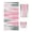 Gray Pink, variant on Pink Gray Towel Set of 3, Soft Microfiber Bath Towels, Hand Towel, Washcloths, Contemporary Abstract Gradient Aesthetic Quick-Dry Absorbent Towels for Bathroom Kitchen Hotel Beach Gym Spa