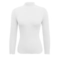 thumbnail image 4 of Womens Tops Loose Autumn And Winter Warm Bottom Pullover Sweater Crewneck Long Sleeve T Shirt Blouses For Women, 4 of 5