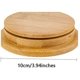 thumbnail image 2 of Tapas decorativas de bambú, tapa creativa de madera de silicona a prueba de polvo para taza, 4 piezas (10 cm/3,94 ''), 2 of 5