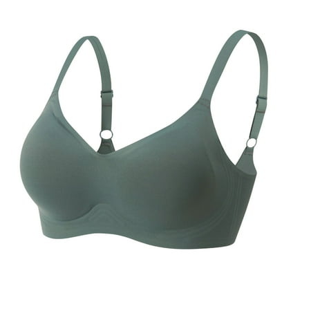 50% Off Clear! EDHITNR Wireless Pushup Bra For Women  Cotton Sports Bras For Women  Woman Ladies Bra Without Steel Large Size Lingerie Underwire Nursing Bras