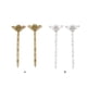 thumbnail image 3 of Jumpingount Broche para el cabello Aleación de zinc Accesorios para mujeres Borla Diseño único Horquillas antiguas Decoraciones Tocado DIY Horquilla Accesorio para el cabello Bronce antiguo Jumpingount AP009879-01B, 3 of 6