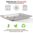 Disposable Aluminum 13x9 Broiler Pans (10 Pack) by Stock Your Home