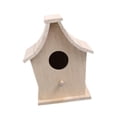 thumbnail image 2 of Casa para pájaros, decoración de jardín, regalo para amantes de las aves, madera, fácil de usar, refugio multifuncional, caja nido para patio, ,, 2 of 8