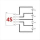 thumbnail image 5 of 3X 4S Active Balancer Board 1.2A Lifepo4 Li-Ion BateríA de Litio MóDulo Ecualizador de Transferencia de EnergíA VersióN Inductiva, 5 of 5
