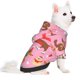 thumbnail image 2 of Fotbe Different Dogs Christmas Sudadera con Estampado para Perros Pequeños – Suéter con Capucha para Mascotas, Tela Suave de Forro Polar con Bolsillo-Large, 2 of 7