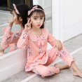 thumbnail image 3 of Pijamas de algodón para niños y niñas, ropa de dormir de Navidad, conjuntos de ropa de dormir, ropa de dormir para el hogar, 3 of 4
