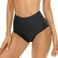 thumbnail image 5 of THDHVS Bikini Bottoms,Swim Shorts Women,Solid Color Swim Shorts StretchComfortable for Beach or Swimming Black, 5 of 6