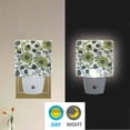 thumbnail image 2 of Yayeee LED Night Light for The Home Plug in With Light Sensors 2 Pack, Retro Flower Print, 2 of 6