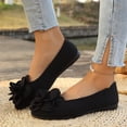 thumbnail image 5 of Miluxas Women Flower Flats Comfort Pointed Toe Dress Shoes Black 7(39), 5 of 9