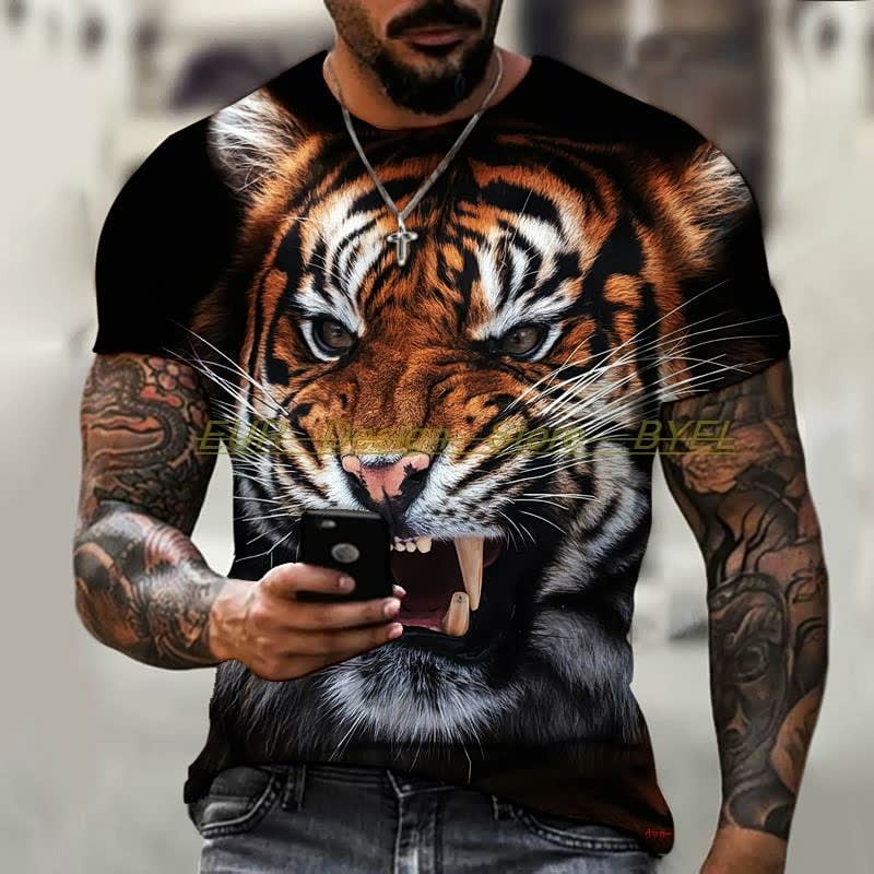 Byte Legend Male Animal World Cute 3D Print International Top T-shirt ...