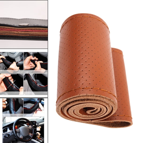 Funda Para Volante Universal | Antideslizante Y Transpirable | Microfibra Ecológica | Para Coche, SUV, Furgoneta | Fácil Instalación