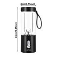 thumbnail image 2 of 530ML Powerful Portable Suitable For USB Type C Rechargeable Food Processors Fruit Mixers Mini Juicers Mixing Cups Star Juicer Diet Juicer by Seller Juicer Cup Masticating Juicer Prejudice 1987 Wooden, 2 of 5