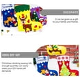 thumbnail image 2 of GOOHOCHY 10 piezas de calcetines navideños para manualidades navideñas, adornos navideños hechos a mano, 2 of 7