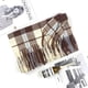 thumbnail image 4 of Bufanda grande de celosía cálida de invierno con rejilla grande y Mantón largo de moda, 4 of 5
