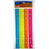 DD Plastic Ruler - 12" - 4 Pack Assorted Colors(pack Of 48)