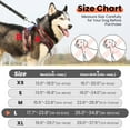thumbnail image 2 of MASBRILL Reflective Dog Harness No Pull Dog Vest Harness With Handle, Breathable Padded Dog Chest Harness Adjustable for Large Dog-Blue L, 2 of 11