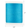 thumbnail image 3 of (3 pack) Hello Hobby Deep Aqua Blue 100% Polyester All Purpose Thread, 300 Yards, 3 of 6