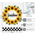 thumbnail image 3 of 2 Pcs Funny Kitchen Towels,Sunflower Wreath with Sunshine Microfiber Dish Towels,Kitchen Tea Towels,Kitchen Towel Set (18" X 26"), 3 of 3