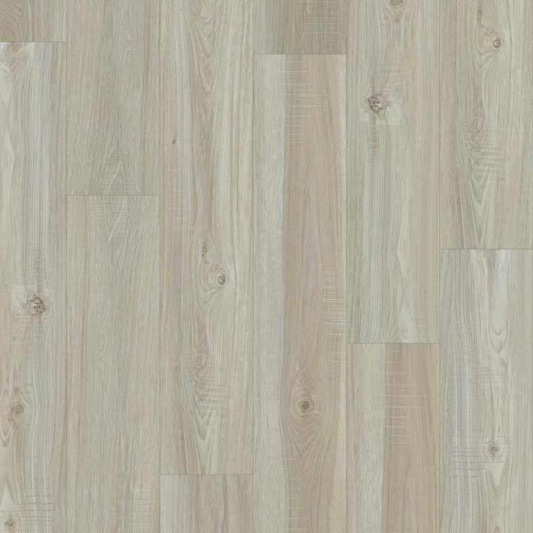 Luxury Vinyl Prime Waterproof Flooring Pearly White - Oak