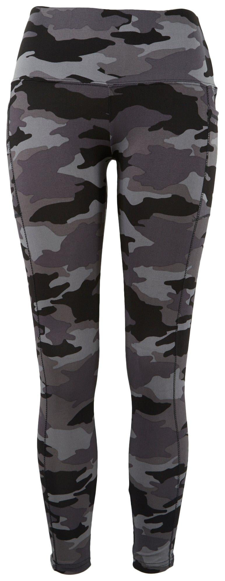 Juniors Camo Pocketed Yummy Leggings 