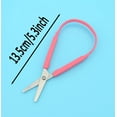 thumbnail image 2 of YVE Mini Squeeze Scissors, Lefty Support Loop Scissors for Toddlers，5 Inch Adaptive Design Preschool Training Scissors (3, Blue+Yellow+Green)-0870, 2 of 5