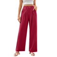 thumbnail image 2 of Stephy Women's New Thin Elastic Loose Large Size Korean Version of Everything Long Trousers Casual Trousers Haren, Black, L, 2 of 9