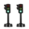 thumbnail image 1 of TOYANDONA 2 Pcs Feux de Signalisation avec Support Rouge Vert Jaune, 1 of 8