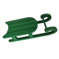 thumbnail image 1 of Simulación de trineo de madera Adorno de trineo navideño Muebles Accesorios Casa de muñecas Verde, 1 of 9