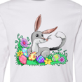 thumbnail image 4 of Inktastic Easter Bilby with Eggs and Flowers Long Sleeve Youth T-Shirt, 4 of 5