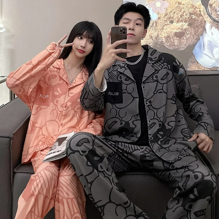 Silk Pajama Sets for Couples, Luxury Matching Sets