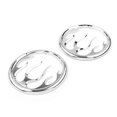 thumbnail image 6 of ZS 1Pair Chrome Motorcycle Flame Speaker Grill Accent Trim Cover for Harley Electra Street Glide Tri, 6 of 9