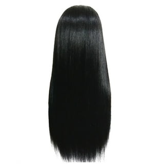CRUELLA 22 Black & White Split Dye Body Wavy Lace Front Wig
