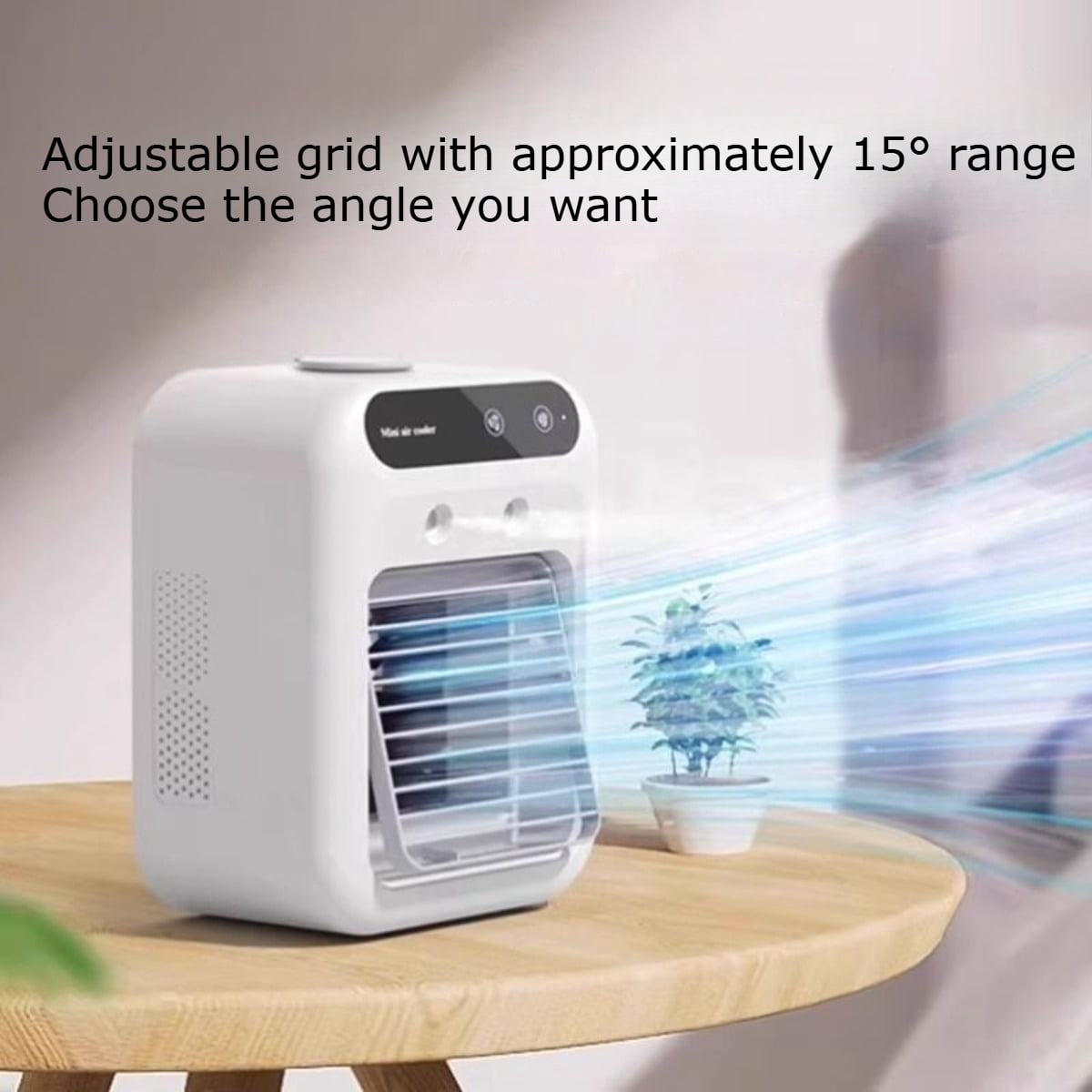 2025 New Summer Fan Cooler: Home & Dorm Use, Humidifying, Mini Portable Fan, Quiet Desktop Air Cooler