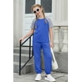 thumbnail image 4 of Arshiner Girls' Casual Sets Short Sleeve T-Shirt Top and Sweatpants with Pockets, 4 of 6