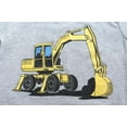 thumbnail image 5 of FEDPOP Toddler Boys Pajamas Set Excavator 100% Cotton Summer Sleepwear 3T, 5 of 6