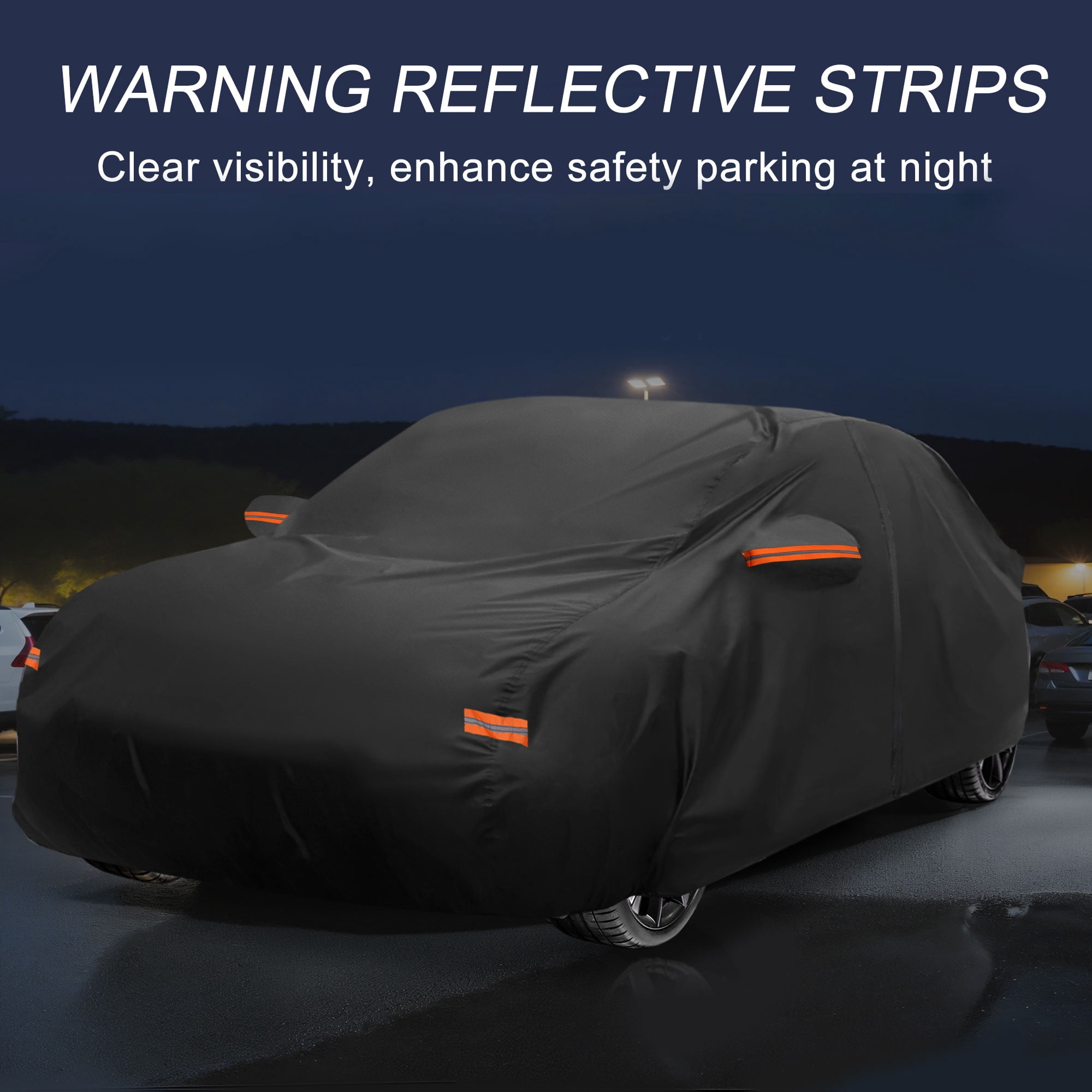 Unique Bargains Aluminum Car Cover for Subaru Impreza Sedan 179.13"x72.83"x55.12"