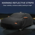 thumbnail image 5 of Unique Bargains Car Cover Aluminum Film Outdoor Full Car Cover All Weather Waterproof Protection with Driver Door Zipper Black for Subaru Impreza Sedan, 5 of 7
