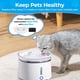 thumbnail image 5 of 9 Piezas Filtro de Fuente de Agua para Gatos Filtro de Fuente de Agua para Mascotas de Repuesto para Inalámbricas WF20/CF20 Fuente de Agua para Gatos, 5 of 5