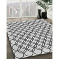 thumbnail image 2 of Ahgly Company Indoor Square Patterned Platinum Gray Area Rugs, 3' Square, 2 of 6