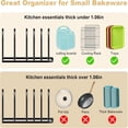 thumbnail image 3 of Bamboohart Cutting Board Organizer  [2-Pack] Cutting Board Holder Rack Baking Cookie Pan Sheets Cooling Small Racks Storage Stand for Kitchen Cabinet Countertop Bakeware Organizer 7.08 x, 3 of 6