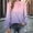 *Pink, variant on ClodeEU Mock Neck Tops for Women, Long Sleeve Ombre Shirts,Front Pleated Blouses ,Work Blouse Yellow,Womens Plus L