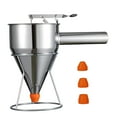 thumbnail image 1 of GROWTH TANK Batter Dispenser Funnel Confectionery Funnel for Balls Muffin Waffle 1200ML, 1 of 9