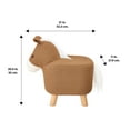 thumbnail image 7 of Kvell Kids Foot Stool, Knitted Upholstery, Horse, 7 of 7