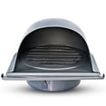 thumbnail image 3 of 2X Extractor de Escape Anticorrosión de Campana de Ventilación de Acero Inoxidable Impermeable de 4 Pulgadas Y 100 mm para Cubierta de Salida de Aire de Pared, B, 3 of 8