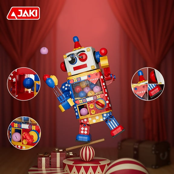 Red Robot Building Blocks